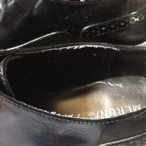 Black “Tuxedo” Heels 7.5M Merona - Picture 7 of 7